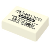   Ластик Faber-Castell "Latex-Free", прямоугольный, синтетический каучук, 40*27*10мм