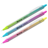 Карандаш механический Berlingo "Radiance" 0,5мм, с ластиком, ассорти