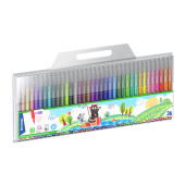 Фломастеры Berlingo "Жил-был кот", 36цв., смываемые, блистер