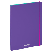   Папка с 30 вкладышами Berlingo "Raze" А4, 17мм, 600мкм, с внутр. карманом, фиолетовая, софт-тач