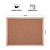 Доска пробковая OfficeSpace, 45*60см, деревянная рамка