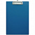Планшет с зажимом OfficeSpace А4, ПВХ, синий