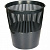 Корзина для бумаг OfficeClean, 09л, сетчатая, черная