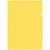 Папка-уголок OfficeSpace, А4, 150мкм, прозрачная желтая