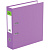   Папка-регистратор СТАММ "Стандарт", 70мм, бумвинил, с карманом на корешке, сиреневая