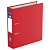 Папка-регистратор Berlingo "Standard", 70мм, бумвинил, с карманом на корешке, красная