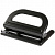 Дырокол регулируемый на 2-3-4 отверстия KW-trio 30л, металлический, черный, с линейкой