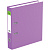   Папка-регистратор СТАММ "Стандарт", 50мм, бумвинил, с карманом на корешке, сиреневая