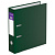 Папка-регистратор Berlingo "Hyper", 80мм, бумвинил, с карм. на корешке,нижн. метал. кант, зеленая