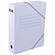 Папка архивная на резинках OfficeSpace, микрогофрокартон,  75мм, белая, до 700л.