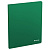 Папка с зажимом Berlingo "Soft Touch", 17мм, 700мкм, зеленая, с внутр. карманом