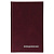   Ежедневник недатированный, А5, 160л., бумвинил, BG, бордовый