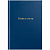 Книга учета OfficeSpace, А4, 96л., клетка, 200*290мм, бумвинил, цвет синий, блок офсетный