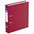 Папка-регистратор Berlingo "Standard", 50мм, бумвинил, с карманом на корешке, бордовая