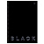   Тетрадь 80л., А4 клетка на гребне BG "Just black", soft-touch ламинация, выб. лак, твердая обложка