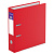 Папка-регистратор Berlingo "Hyper", 80мм, бумвинил, с карм. на корешке,нижн. метал. кант, красная
