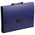 Папка-портфель 13 отделений OfficeSpace, A4, 330*235*40мм, 700мкм, синий