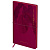   Еженедельник недатированный, 100*170мм, 64л., мягкий переплет, кожзам, Greenwich Line "Floret. Ruby", с резинкой