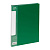 Папка с 80 вкладышами СТАММ "Стандарт" А4, 30мм, 800мкм, пластик, зеленая