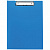 Папка-планшет с зажимом OfficeSpace А4, 1800мкм, пластик (полифом), синий