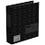 Папка-регистратор Berlingo "DoubleBlack", 80мм, картон, ламинированная, черная, с рисунком