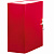 Короб архивный с завязками OfficeSpace разборный, БВ, 120мм, красный, клапан МГК